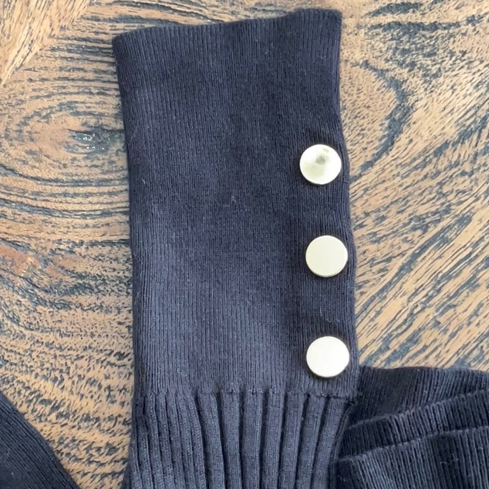 JM Collection Black Turtleneck Sweater - Picture 3 of 3